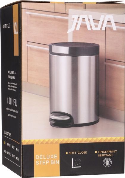 Ведро с педалью Java JH-8859TYT-12L