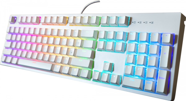 Клавиатура игровая Dark Project One KD104A White PBT Gateron Mechanical Yellow (DPO-KD-104A-100100-GYL) 