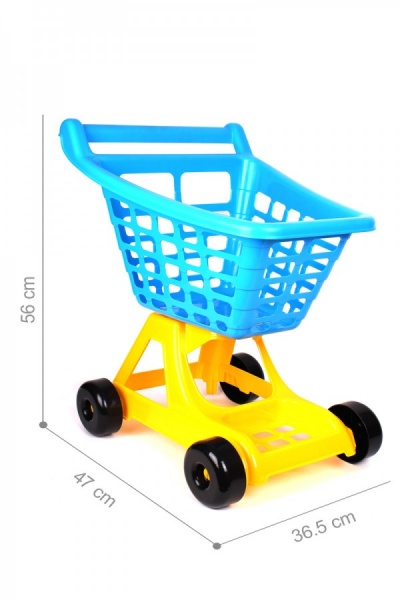 Тележка ТехноК для супермаркета большая