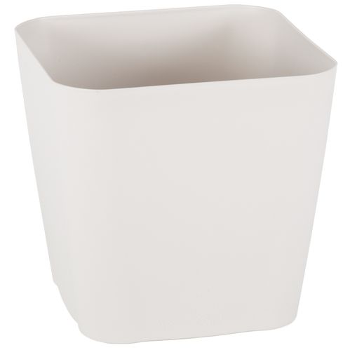 Горшок Serinova SAFIR №3 175xН155 с дренажом квадратный 3,4 л белый 