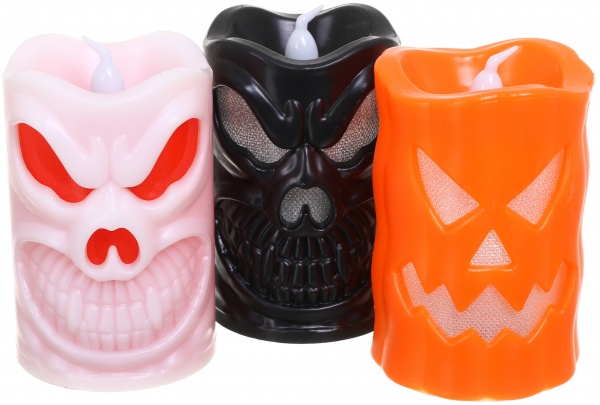 Свеча электрическая Хэллоуин Огненный ад в ассортименте (18911-020)