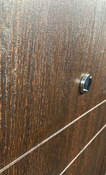 Дверь входная Министерство дверей Оптима 09 венге структурный 2050х860 мм правая