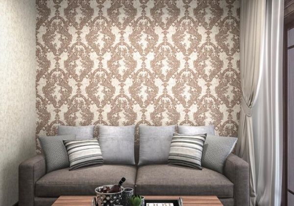 Обои виниловые горячего тиснения Vinil Ванесса декор VIP4-0898 1,06x10,05 м 