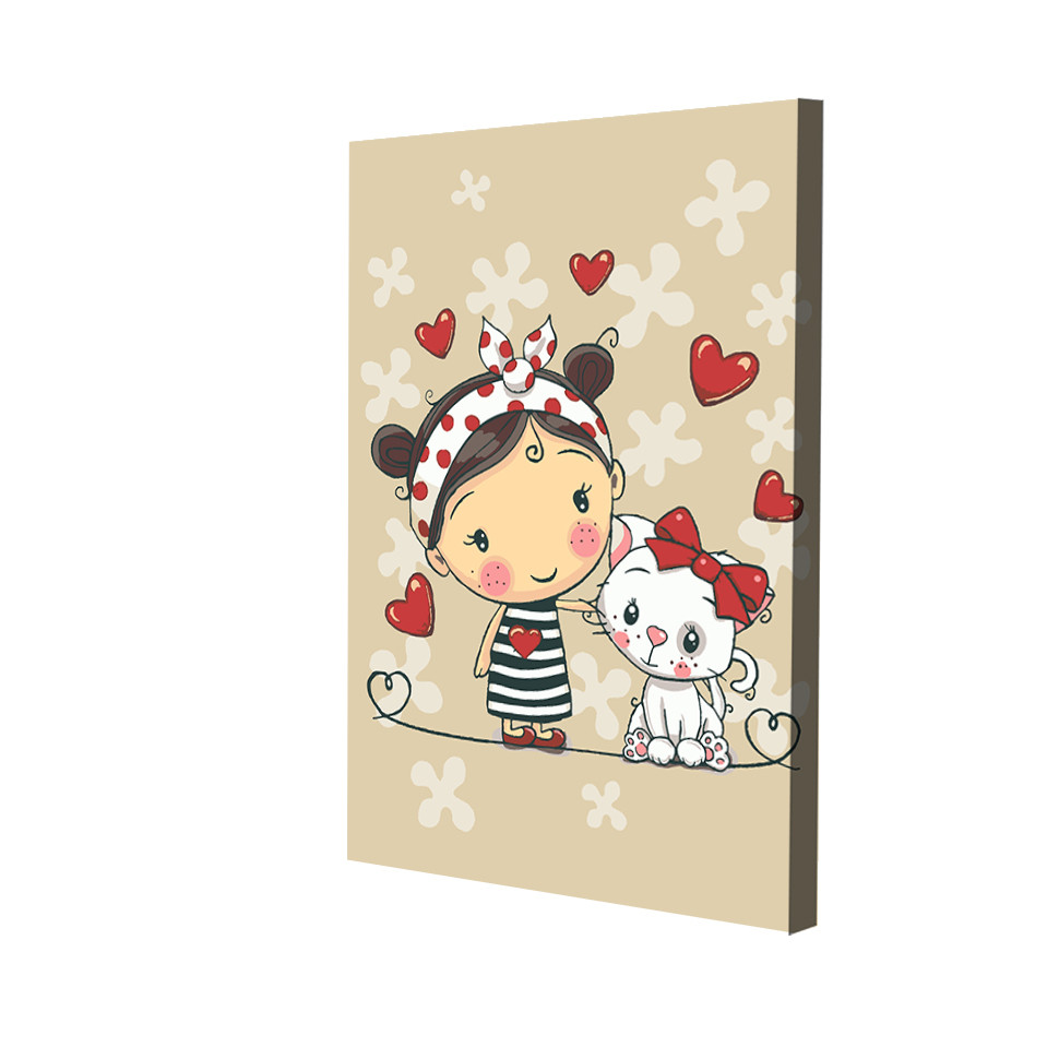 Набор для росписи по номерам Riviera Blanca Манюня 40x28 см RB-1038