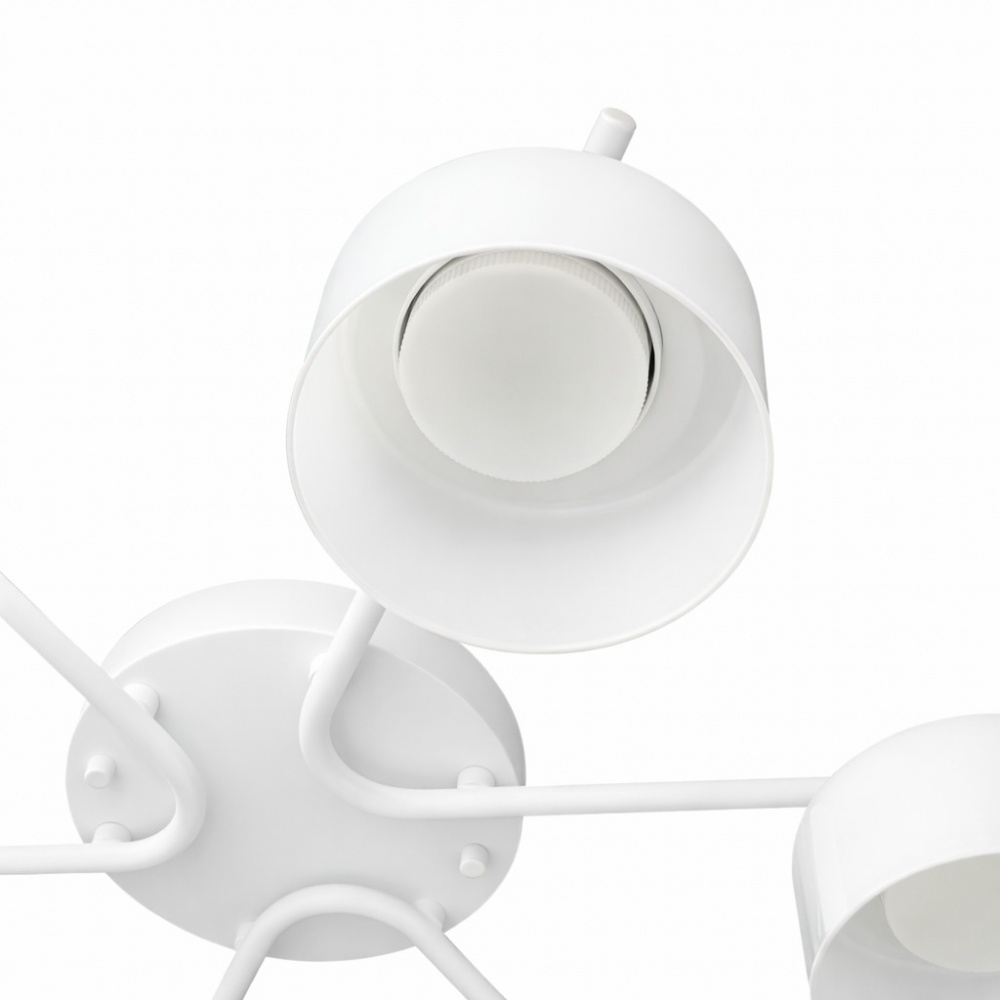 Люстра потолочная LIGHT SET DUSHA MS228 6x12 Вт GX53 белый/молочный