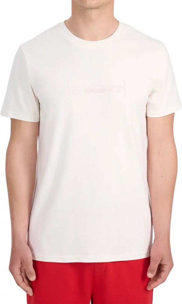 Футболка 4F TSHIRT M2668 4FWSS26TTSHM2668-12S р.M бежевый — фото 1