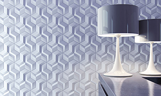 Гипсовая плитка в формате 3D