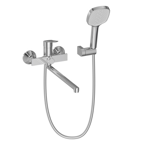 Змішувач для ванни Imprese LESNA L-вилив 400 мм, хром