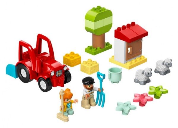 Конструктор LEGO DUPLO Сільськогосподарський трактор і догляд за тваринами 10950