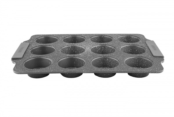 Форма для випікання мафінів 12 шт 38,3x26 см Graphite Collection 89492 Vinzer