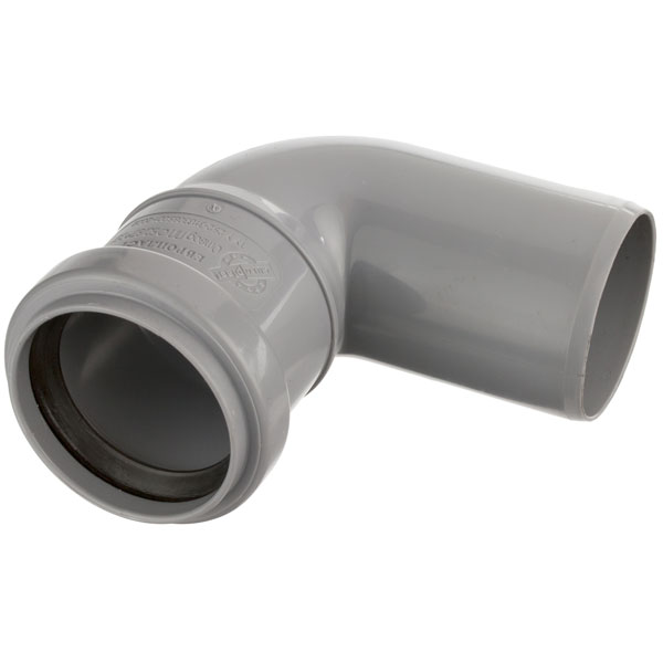 Коліно каналізаційне внутрішнє Європласт 50 мм 90°