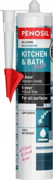 Герметик силіконовий PENOSIL Kitchen & Bath Fresh Silicone Sealant H4156 білий 280 мл
