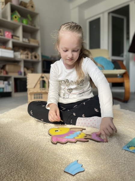 Пазл-мозаїка Apli Krapli Складанка Рибка СК-12