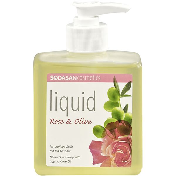 Мыло жидкое Sodasan Liquid Rose-Olive 300 мл