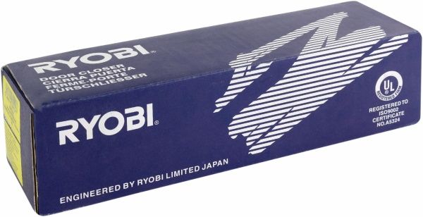 Доводчик дверний RYOBI DS-1554 стандартна тяга з фіксацією срібний 80 кг