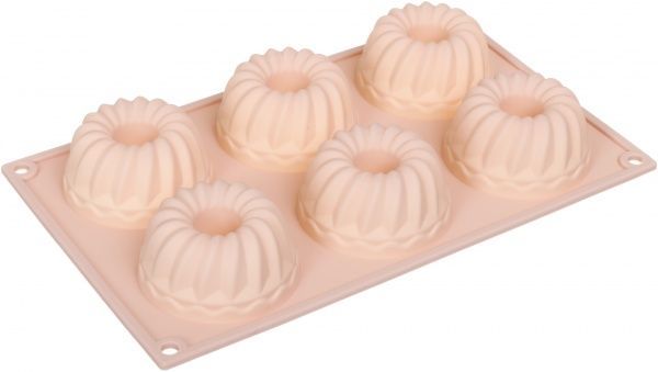 Форма для кексів З втулкою 32х18х2 см 6 шт. 51618432 Flamberg Smart Kitchen
