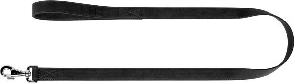 Поводок WAUDOG Eco экокожа (ширина 15 мм длина 122 см) черный