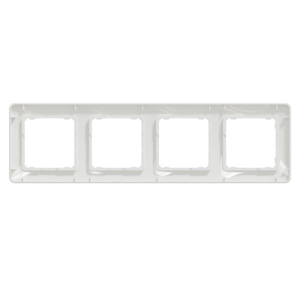 Рамка чотиримісна Schneider Electric Sedna Design універсальна білий SDD311804