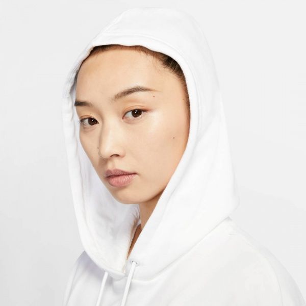 Джемпер Nike W NSW ICN CLSH FLC HOODIE FT CU5108-100 р. XL білий