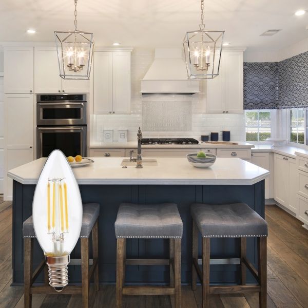 Лампа светодиодная LightMaster FIL Deco C37 6,5 Вт E14 4000 К 230 В прозрачная LB-658 