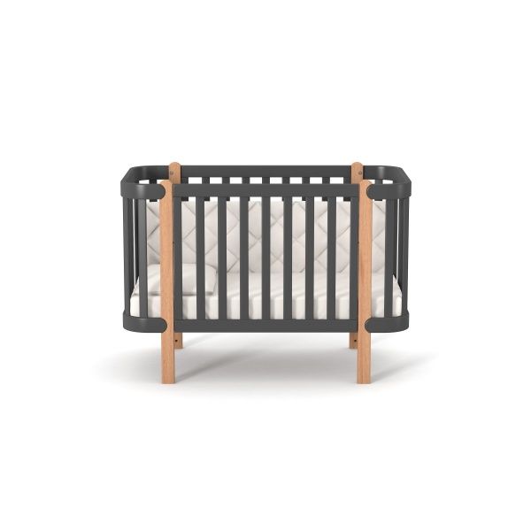 Ліжечко дитяче Veres ЛД 5 Монако темно-сірий 05.3.1.21.16