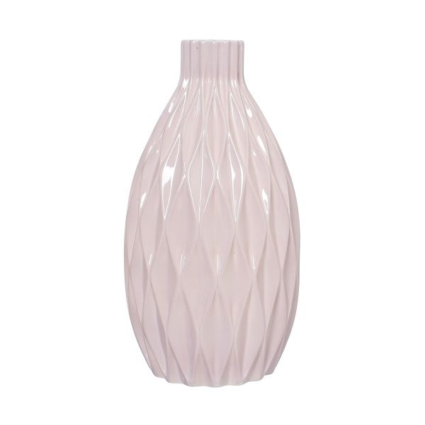 Ваза керамическая сиреневая Финик 33 см