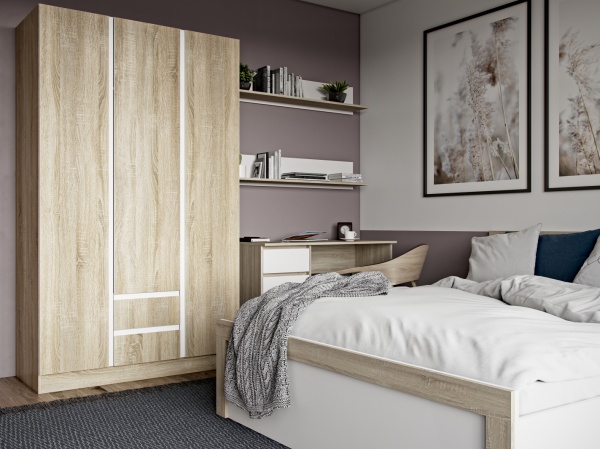 Шкаф Грейд Эстер-2 1200x2050x540 мм дуб сонома 