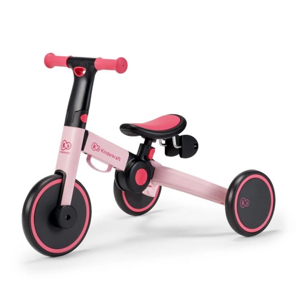 Велосипед детский Kinderkraft 3 в 1 4TRIKE Candy Pink розовый KR4TRI00PNK0000 