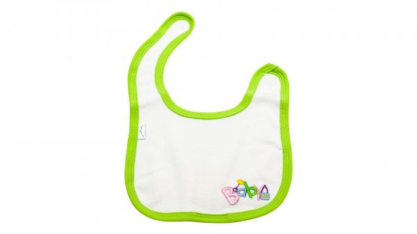 Слюнявчик Моя планета Baby белый 