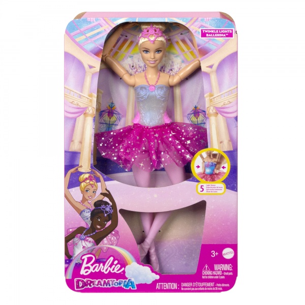 Кукла Barbie Сияющая балерина серии Дримтопия Barbie HLC25
