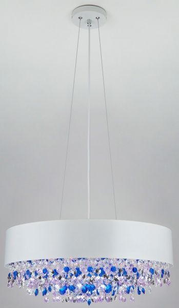 Люстра підвісна Strotskis Elisa 4x60 Вт E14 хром/білий 286/4 