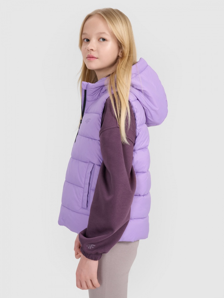 Жилет 4F VEST JACKET F166 4FJWSS25TVJAF166-51S р.152 фіолетовий
