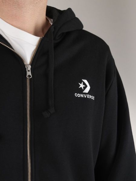 Джемпер Converse Star Chevron Emb FZ Hoodie FT 10008925-001 р. 2XL чорний