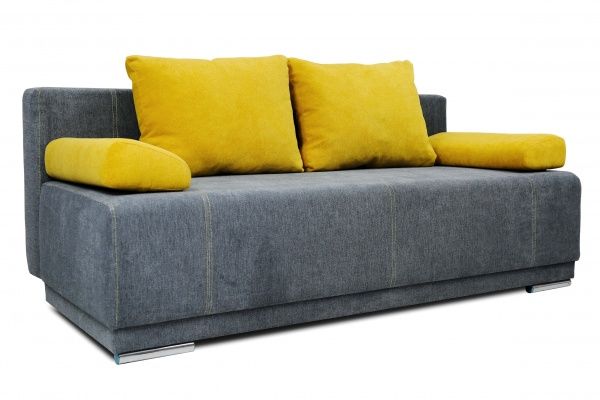 Диван прямий EP-STI Line сірий/жовтий 1920x950x800 мм