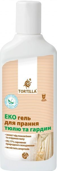 Гель для машинной и ручной стирки TORTILLA Эко для тюля и гардин 0,5 л