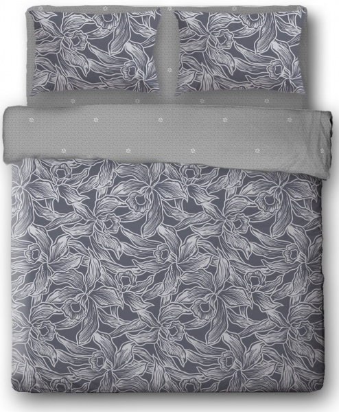 Комплект постельного белья Madonna lily 2,0 серый Ibodo 
