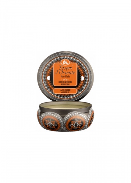 Свеча ароматическая Tesori d’Oriente Цветок лотоса 200 г 