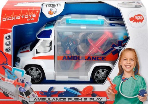 Машинка Dickie Toys Скорая помощь с набором доктора 3716000