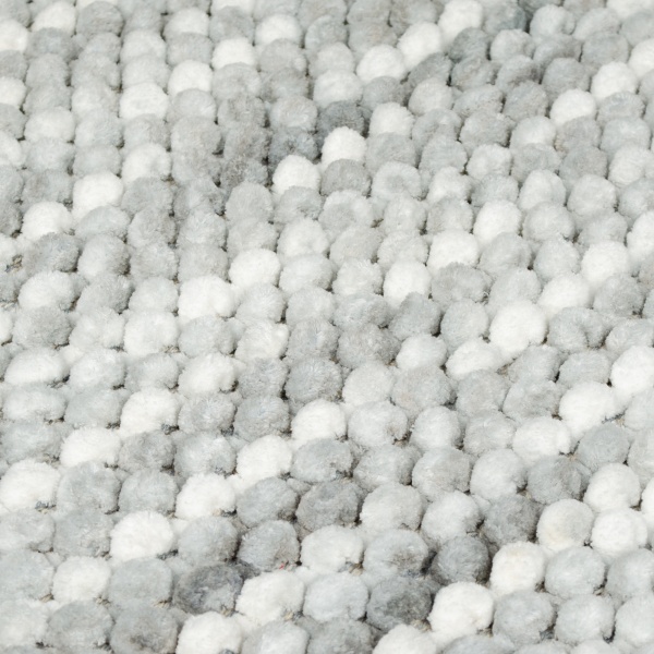 Коврик для ванной комнаты Homeline Shady 60х90 см бело-серый