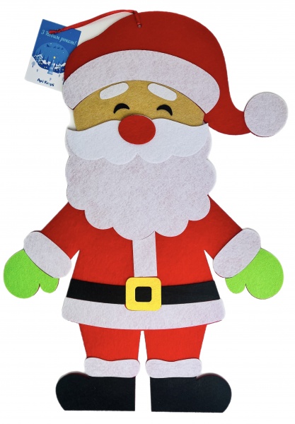 Подвеска фетровая Аплі-Краплі Санта 50 см