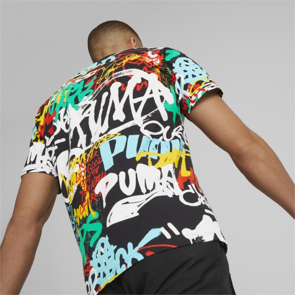 Футболка Puma GRAFFITI TEE 53924601 р.XL різнокольоровий