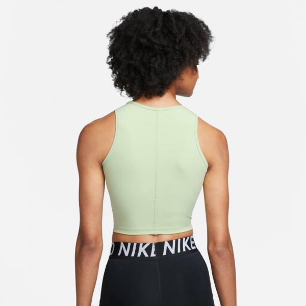 Майка Nike W NP DF CROP TANK GRX FB5261-343 р.L зелений