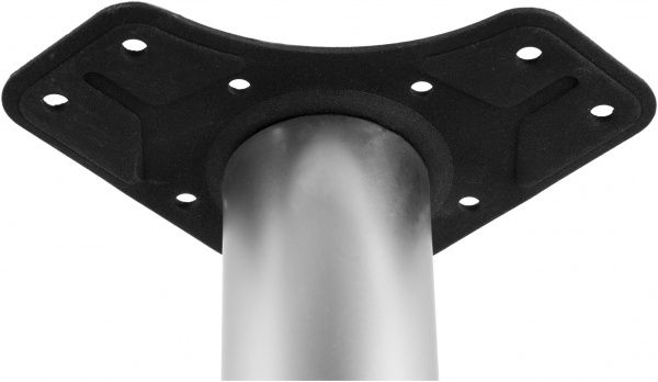 Мебельная ножка DC АВ d60x1100 мм хром с верхним стальным креплением 