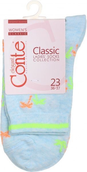 Шкарпетки Conte CLASSIC 15С-15СП 089 р. 23 блідо-бірюзовий 