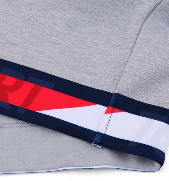 Джемпер Tommy Hilfiger CROP V NECK SWEATER WITH TAPE S10S100363001 р. L светло-серый