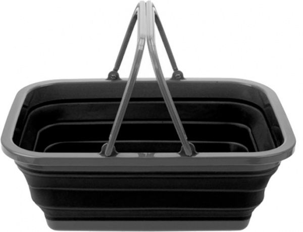 Кошик Summit 17,5 л Pop Folding Basket Black/Grey