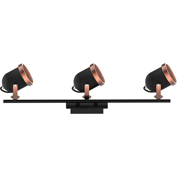 Спот WunderLicht HG1803-13 3x3 Вт GU10 чорний 