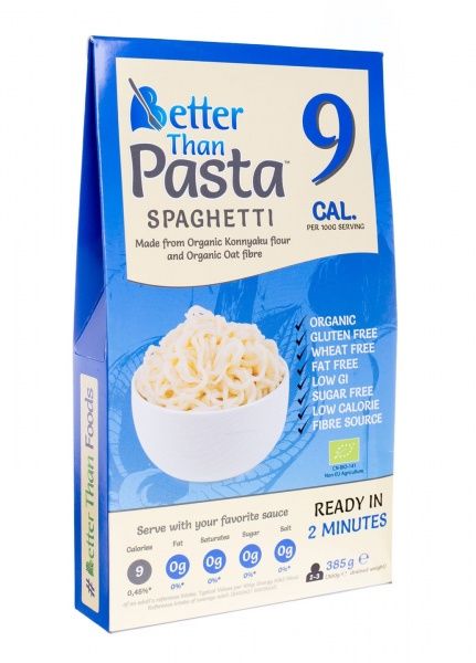 Паста Better Than Foods органічна з борошна коньяку 300 г (10x20)