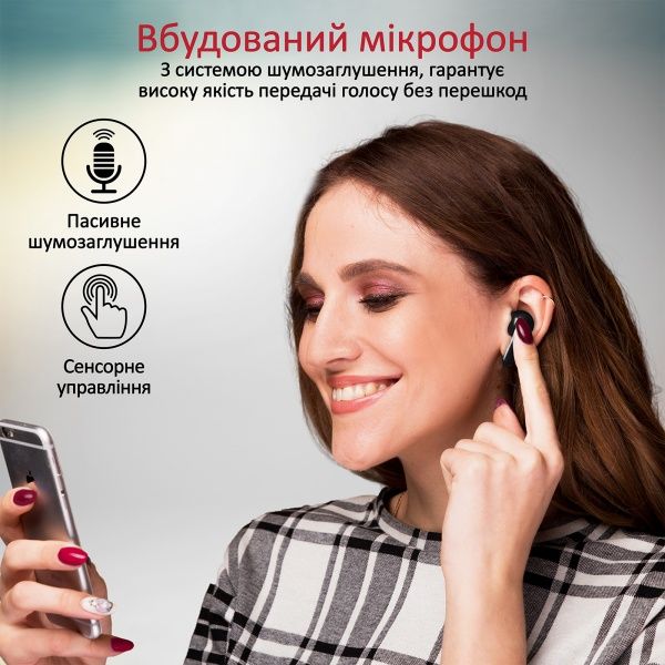 Наушники Promate Charisma-2 Bluetooth 5 black (charisma-2.black) 