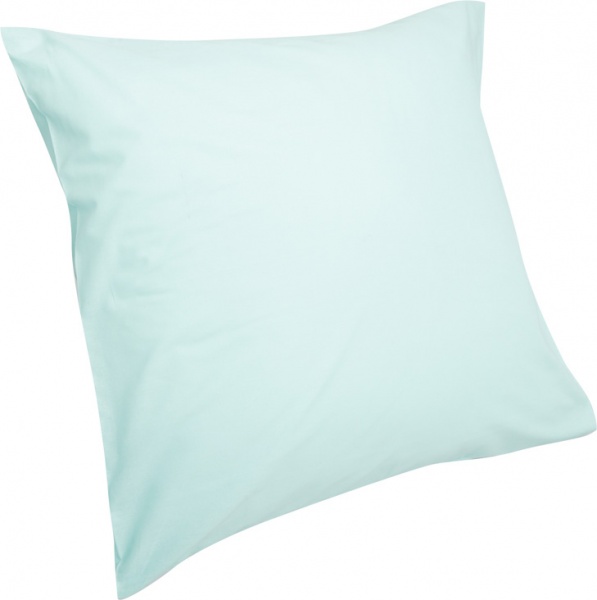 Наволочка 70x70 см бирюзовый Моно 